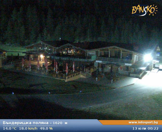 Gondola Top Station (Banderishka Polyana) at 1620 meters in Bansko Ski Zone