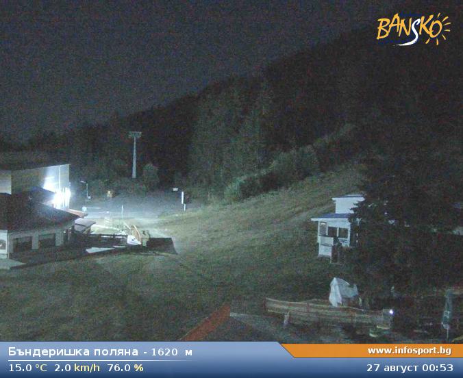 Gondola Top Station (Banderishka Polyana) at 1620 meters in Bansko Ski Zone
