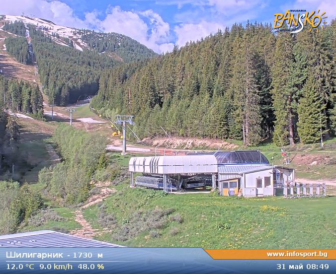 Shiligarnik (1730m) - Bansko Ski Zone Shiligarnik at 1730 meters in Bansko Ski Zone