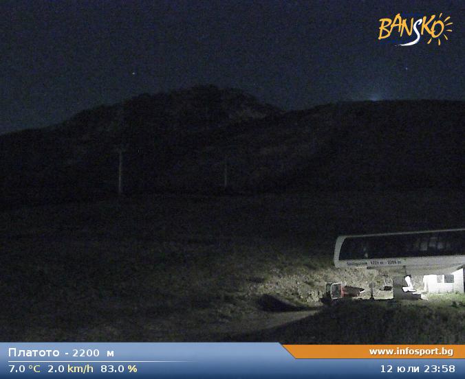 Plato at 2200 meters in Bansko Ski Zone
