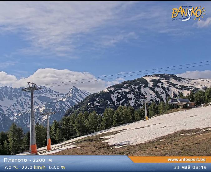 Plato (2200m) - Bansko Ski Zone Plato at 2200 meters in Bansko Ski Zone