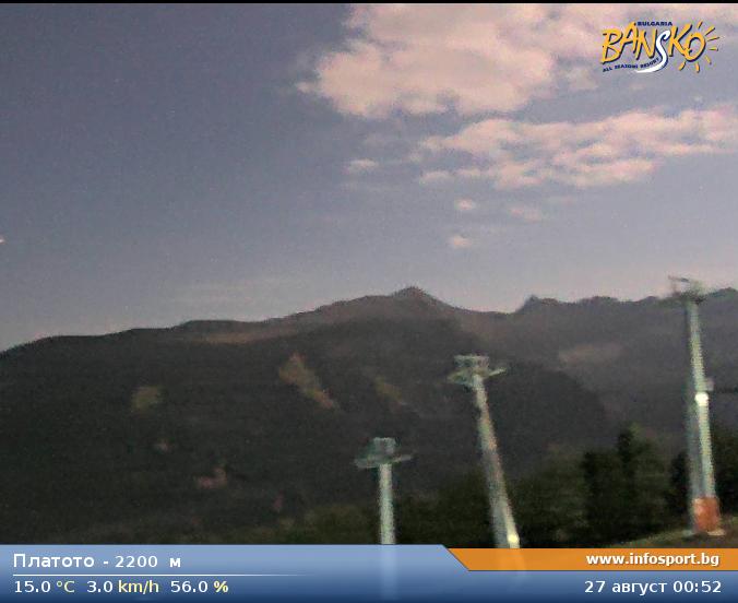 Plato at 2200 meters in Bansko Ski Zone